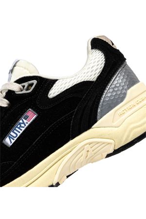Hyperway Sneakers In Black And Silver-Tone AUTRY | HYLMUM07BLACKSILV