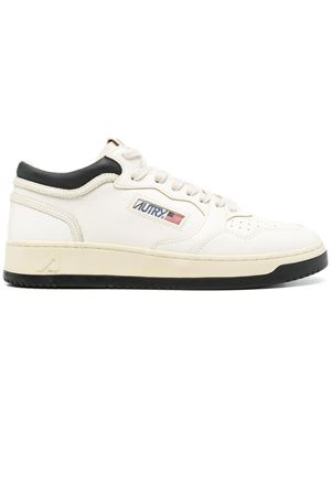 Medalist Sneakers In White and Black Leather AUTRY | MYMMEK07BLKMARSH