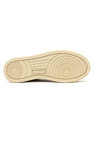 Sneakers Medalist Platform In Pelle Bianca E Platino AUTRY | PTLWWB16WHTPLATINUM