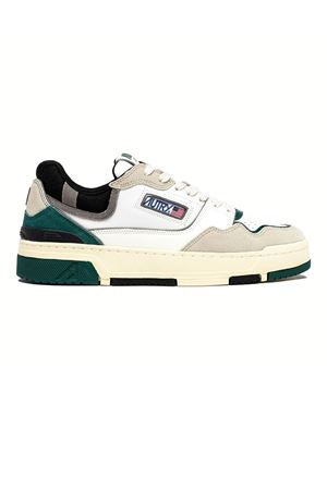 Clc Low Sneakers In White And Forest Suede And Leather AUTRY | ROLMMC10WHTFOREST