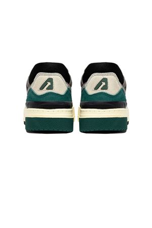 Clc Low Sneakers In White And Forest Suede And Leather AUTRY | ROLMMC10WHTFOREST