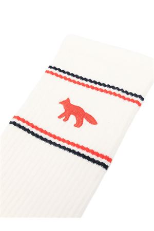 Calzini in cotone bianco Autry x Maison Kitsuné AUTRY | SOPUMK4WWHITE