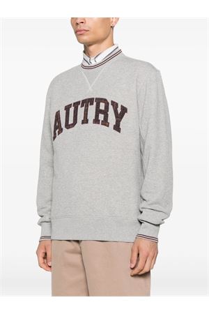 Felpa in cotone grigio erica AUTRY | SWPMU4HQMELBORD
