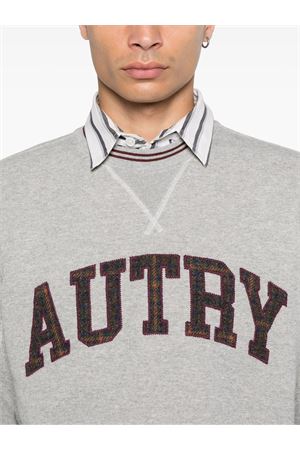 Felpa in cotone grigio erica AUTRY | SWPMU4HQMELBORD