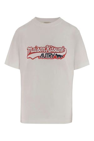 Autry x Maison Kitsuné T-shirt in cotone beige AUTRY | TSPXMK2WWHITE