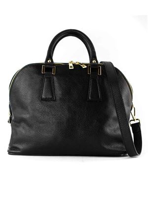 Borsa in pelle morbida martellata nera AVENUE67 | FANDANGOXS001