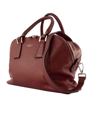 Borsa in pelle morbida martellata bordeaux AVENUE67 | FANDANGOXS007