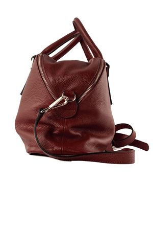 Borsa in pelle morbida martellata bordeaux AVENUE67 | FANDANGOXS007