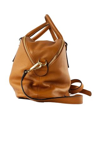 Light brown grained soft leather bag AVENUE67 | FANDANGOXS009
