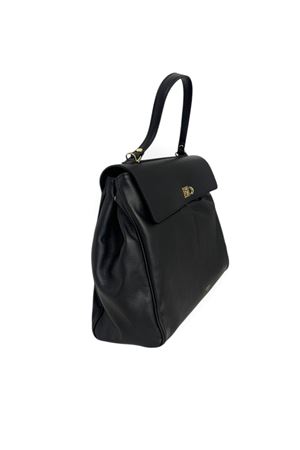Borsa grande morbida in pelle color nero AVENUE67 | FULLLEATHER001