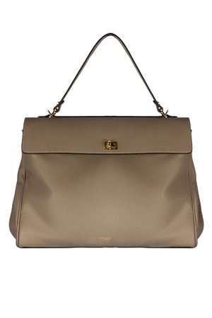 Borsa grande morbida in pelle color fango AVENUE67 | FULLLEATHER086