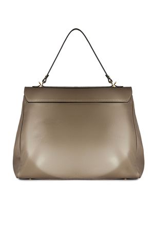 Borsa grande morbida in pelle color fango AVENUE67 | FULLLEATHER086