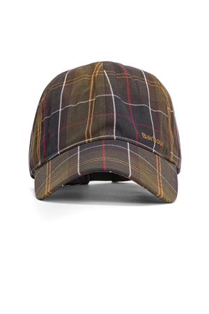Cappellino in tartan Telfield Verde BARBOUR | MHA0910TN11