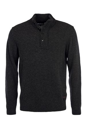 Maglione grigio in lana merino BARBOUR | MKN0585CH91