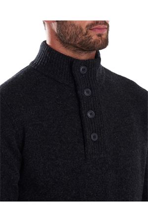 Maglione grigio in lana merino BARBOUR | MKN0585CH91