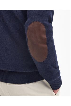 Maglione blu in lana merino BARBOUR | MKN0585NY91
