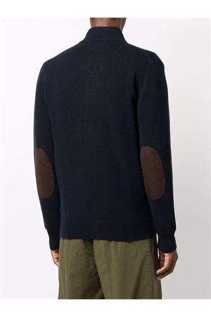 Cardigan in lana blu BARBOUR | MKN0731NY91