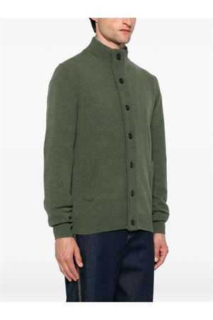 Green wool cardigan BARBOUR | MKN0731OL51