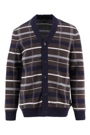 Cardigan in lana motivo Tartan BARBOUR | MKN1668BR17