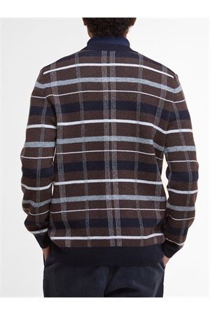 Cardigan in lana motivo Tartan BARBOUR | MKN1668BR17