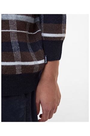 Cardigan in lana motivo Tartan BARBOUR | MKN1668BR17