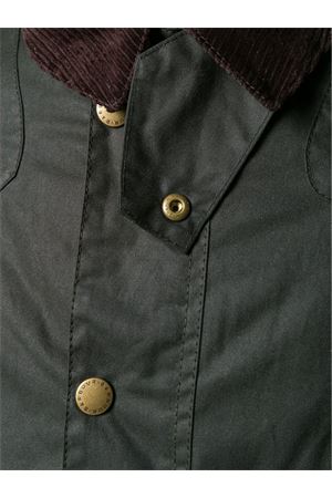 Giacca Reelin in cotone cerato verde BARBOUR | MWX1106SG51