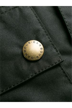 Giacca Reelin in cotone cerato verde BARBOUR | MWX1106SG51