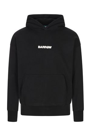 Black cotton hoodie BARROW | F5BWUAHS047110