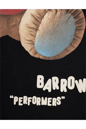 Black cotton hoodie BARROW | F5BWUAHS047110