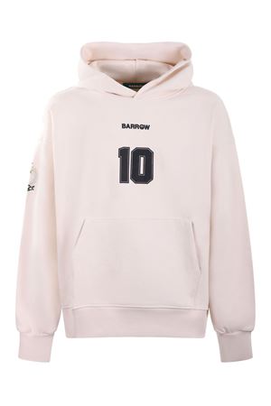 Beige cotton hoodie BARROW | F5BWUAHS074013
