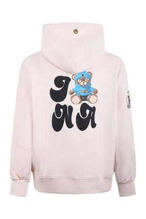 Beige cotton hoodie BARROW | F5BWUAHS074013