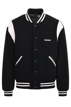 Black Varsity jacket BARROW | F5BWUAJK055110