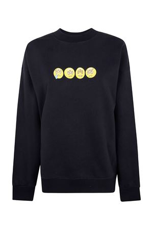 Black cotton sweatshirt BARROW | F5BWUASW083110