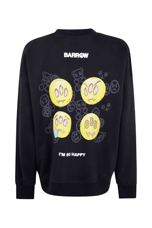 Black cotton sweatshirt BARROW | F5BWUASW083110
