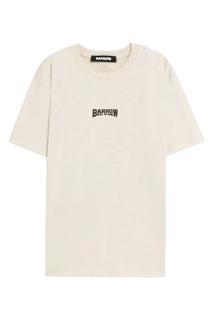 Beige cotton T-shirt BARROW | F5BWUATH038013