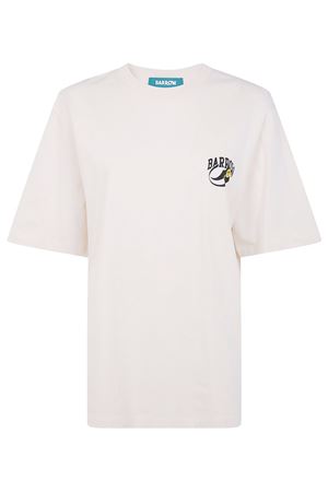 T-shirt in cotone beige BARROW | F5BWUATH053013
