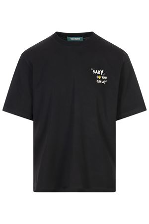 T-shirt in cotone nero BARROW | F5BWUATH122110