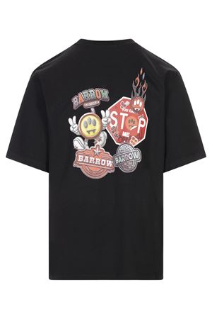 T-shirt in cotone nero BARROW | F5BWUATH122110