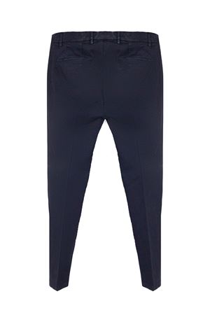 Straight-leg chinos in blue cotton blend BRIGLIA | BG0440000800011