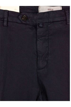 Straight-leg chinos in blue cotton blend BRIGLIA | BG0440000800011