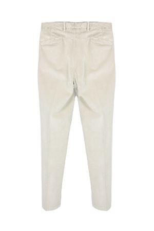 Pantalone A Coste In Velluto Di Cotone Beige Chiaro BRIGLIA | BG2140036700323