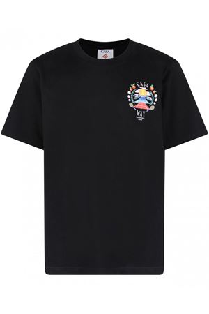 Black organic cotton t-shirt CASABLANCA | MPF25JTS00109