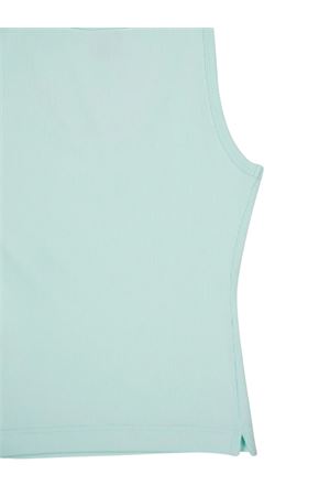 Canotta a coste in cotone verde menta CASABLANCA | WPF25JTS03901