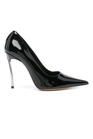 Black patent leather pumps CASADEI | 1F940X100MC14449000.