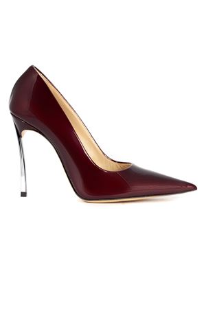 Dècolletè in pelle vernice bordeaux CASADEI | 1F940X100MC28344408.