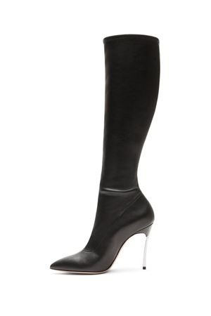 Stivali al ginocchio in pelle nera CASADEI | 1S330Y100MC22749000.
