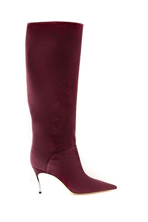 Ruby-tone suede knee-high boot CASADEI | 1S331Y080MC18323702.