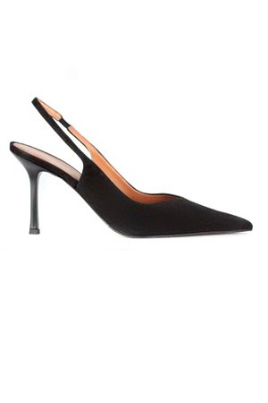 Slingback Darya in camoscio nero CASTAGNA | DARYANERO