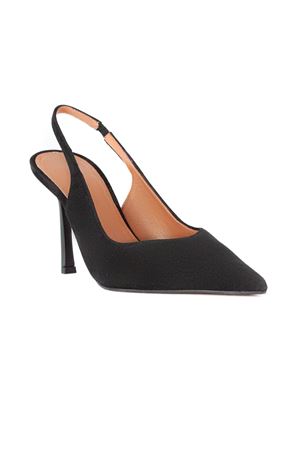 Slingback Darya in camoscio nero CASTAGNA | DARYANERO