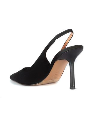 Slingback Darya in camoscio nero CASTAGNA | DARYANERO